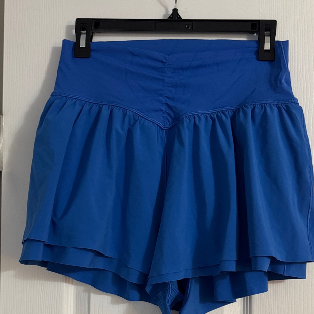 Aerie Royal Blue Flowy Skorts